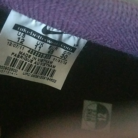 Nike Air Force Love Burgandy sz 12 releases 2012 - Picture 5 of 5